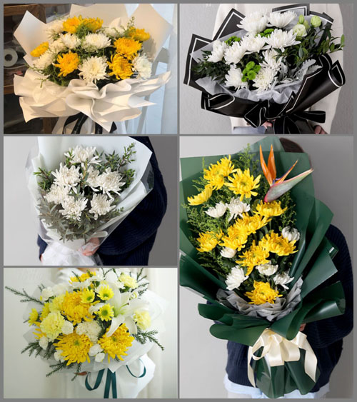 贵州六盘水盘县淤泥彝族乡联合村白事花束代送